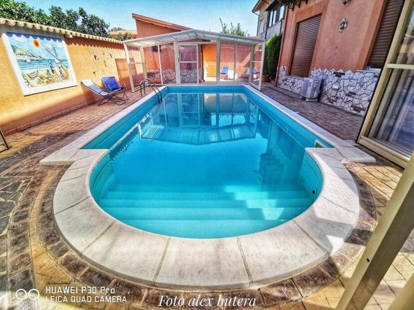 Villa Salvatore - piscina e giardino a San Leone, Agrigento